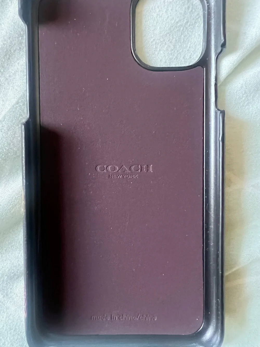 Coach Protective Case for iPhone 11 (Dreamy Peony Rainbow/Black, iPhone